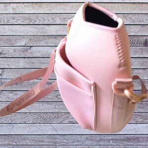 Hydracy 32oz Water Bottle Sleeve With Crossbody Strap Pink